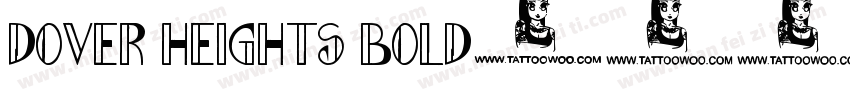 Dover Heights Bold字体转换